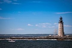 Halfway Rock Light is a Frequent Attraction for Boaters